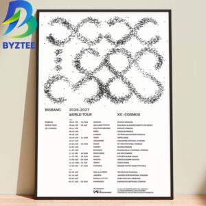 BigBang 2026 – 2027 World Tour XX Cosmos Home Decor Poster Canvas