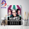 blink-182 North American Tour 2023 Poster Decor Poster Canvas