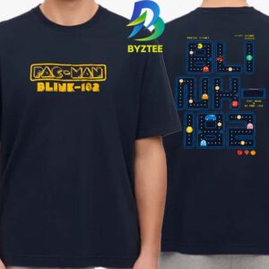 Blink 182 X Pac Man San Diego 2026 Two Sided T-Shirt