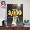 Caitlin Clark Is The AP National Player Of The Year Decor Poster Canvas
