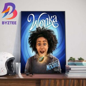 Calah Lane as Noodle in Wonka Movie Wall Decor Poster Canvas