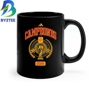 Campeones Spain Fifa World Cup 2026 Champions  Ceramic Mug Cup