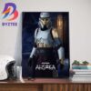Captain Bombardier In The Mandalorian Star Wars Decor Poster Canvas