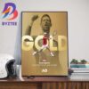 Career Golden Slam Novak Djokovic Paris 2024 Olympic Gold Medallist Home Decorations Poster Canvas