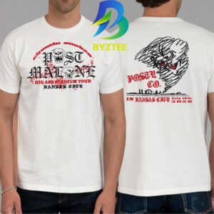 Cheatin Snakes x Post Malone Big Ass Stadium Tour 2026 Two Sided T-Shirt