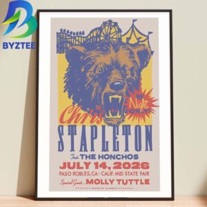 Chris Stapleton Feat The Honchos 2026 Molly Tuttle  Home Decor Poster Canvas