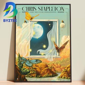 Chris Stapleton Featuring The Gorge George Wa The Honchos July 24th 2026 Home Decor Poster Canvas