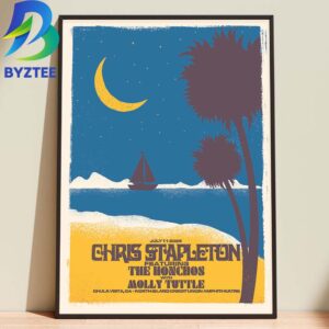 Chris Stapleton Featuring The Honchos With Molly Tuttle Chula Vista 2026 Home Decor Poster Canvas