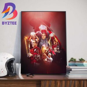 Coach Nick Saban Announces Retirement after 17 Seasons at Alabama Crimson Tide Football Art Decor Poster Canvas