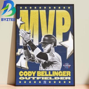 Cody Bellinger Outfielder MVP All Star Game 2026 Home Decor Poster Canvas