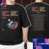 Celebrate 60th Anniversary August 15 1965-2025 The Beatles 12 Song Setlist Shea Stadium Anniversary Two Sided Black Hoodie