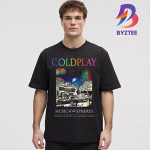 Coldplay Nashville 2025 Music Of The Spheres World Tour Merchandise Tee At Nissan Stadium In Tennessee On July 22 2025 Unisex Essential T-Shirt