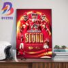 Congrats Kansas City Chiefs AFC Championship Bound January 28th 2024 Facing Off In The Championship Match With Baltimore Ravens Art Decor Poster Canvas