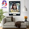 Congratulations To Iyo Sky Advances WWE King And Queen Of The Ring Tournament At WWE Chattanooga Wall Decor Poster Canvas