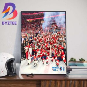 Congratulations To The Florida Panthers On Winning The 2024 Stanley Cup Champions Wall Decor Poster Canvas