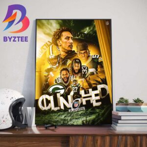 Congratulations To The Green Bay Packers Clinched NFL Playoffs Art Decorations Poster Canvas