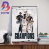 Congratulations To Vancouver Canucks Are 2024 Pacific Division Champions Home Decor Poster Canvas
