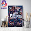 Congratulations To Atalanta Are The 2023-2024 UEFA Europa League Champions Wall Decor Poster Canvas Congratulations To Atalanta Are The 2023-2024 UEFA Europa League Champions Wall Decor Poster Canvas