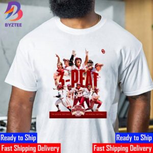 Congratulations to Oklahoma Softball 3-Peat National Champions 2023 Unisex T-Shirt