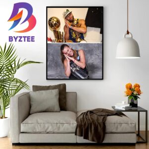 Couple Of Bucket-Getters Stephen Curry And Sabrina Ionescu With Night Night Wall Decor Poster Canvas