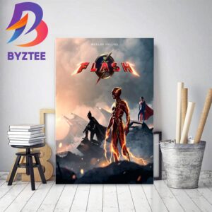 DC The Flash Movie 2023 Worlds Collide New Poster Decor Poster Canvas