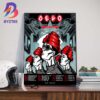 DEVO 50 Years Of De-Evolution Continued Tour Dates List Wall Art Decor Poster Canvas