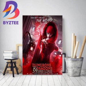 Daisy Head Is The Wizard In Dungeons And Dragons Honor Among Thieves Decor Poster Canvas