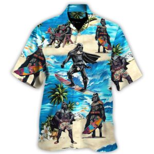 Darth Vader Star Wars Surfing Hawaiian Shirt For Men And Women