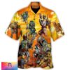 Darth Vader Tropical Watermelon Hibiscus Summer Hawaiian Shirt For Men And Women