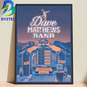 Dave Matthews Band In New Jersey Tour 2026 Summer  Home Decor Poster Canvas