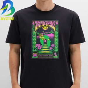 David Byrne Edinburgh UK Play House Who Is The Sky World Tour July 22th 2026 Unisex T- Shirt