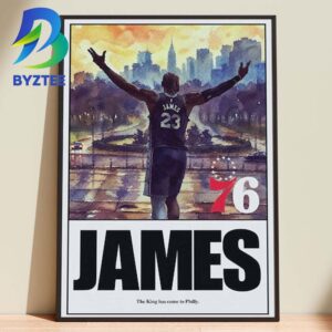 Dawn Staley LeBron James Philadelphia 76ers Royal King Arrived Home Decor Poster Canvas