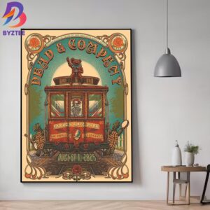Dead And Company 2025 San Francisco Concert Poster Show At Golden Gate Park In California On August 1 2025 Home Decor Poster Canvas