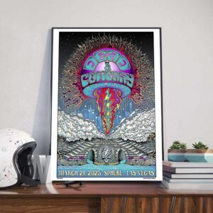 Dead And Company Poster Tonights Show At Sphere Las Vegas On March 21st 2025 Poster Canvas