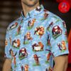 Deadpool Marvel Comics For Men And Women In Summer Vacation Button Up Hawaiian Shirt