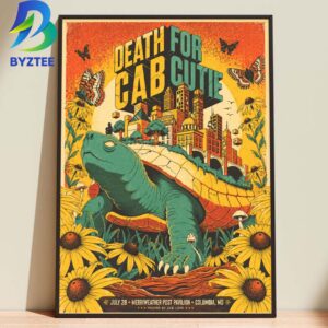 Death Cab For Cutie Merriweather Post Pavilion Columbia, MD  July 21th 2026 Home Decor Poster Canvas