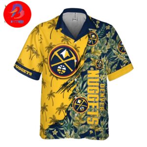 Denver Nuggets NBA Yellow  For Family Vacation Tropical Summer Hawaiian Shirt