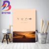 Dune Part 2 Official Poster In Theaters On March 1 2024 Art Decor Poster Canvas