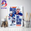 Edmonton Oilers Ryan Nugent-Hopkins 800 Career NHL Games Decor Poster Canvas