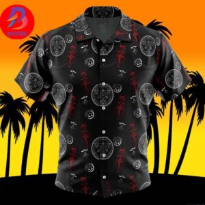 Edward Elric V1 Fullmetal Alchemist For Men And Women In Summer Vacation Button Up Hawaiian Shirt