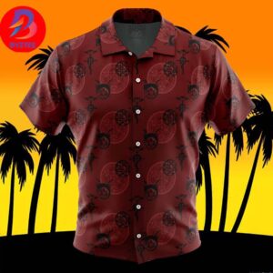 Edward V1 Fullmetal Alchemist For Men And Women In Summer Vacation Button Up Hawaiian Shirt