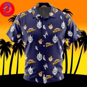 Engine Ida Tenya My Hero Academia For Men And Women In Summer Vacation Button Up Hawaiian Shirt