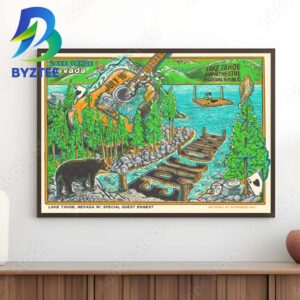 Eric Church Lake Tahoe Nevada 2026 Home Decor Poster Canvas