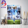 Erling Haaland Back-To-Back Premier League Golden Boot Winner Wall Decor Poster Canvas