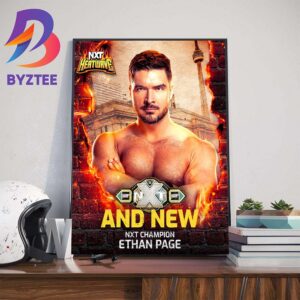 Ethan Page Is The New WWE NXT Champion At NXT Heatwave Wall Decor Poster Canvas