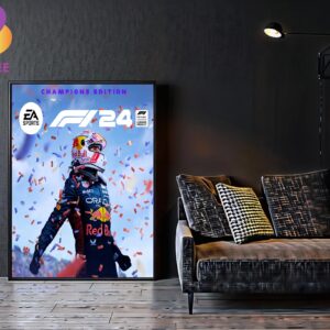 F1 24 Champions Edition Cover EA Sports Home Decor Poster Canvas