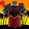 Fire Type Starters Pokemon For Men And Women In Summer Vacation Button Up Hawaiian Shirt