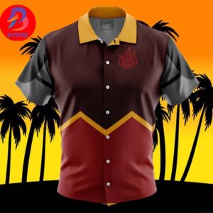 Firebenders Avatar For Men And Women In Summer Vacation Button Up Hawaiian Shirt