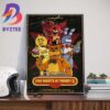 Flash Before My Eyes Ride The Lightning With Starring The Ripper Kirk Hammett Wall Decor Poster Canvas