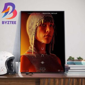 Florence Pugh Is Princess Irulan In Dune Part Two 2024 Official Poster Wall Decor Poster Canvas